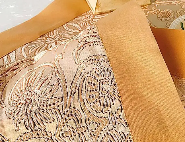 Современная кружевная столовая скатерть под золото для рождественского стола