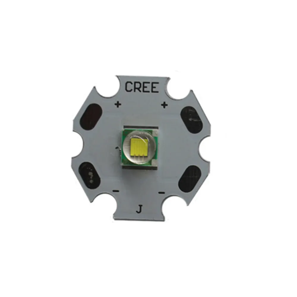 Светодиоды CREE XML XM L T6 U2 высокой мощности 10 Вт холодного белого цвета с базой 16 мм/20