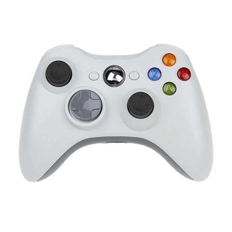 Для xbox 360 беспроводной контроллер с приемником 2,4G игровой контроллер для xbox 360 геймпад совместимый для PS3 PC - Цвет: White