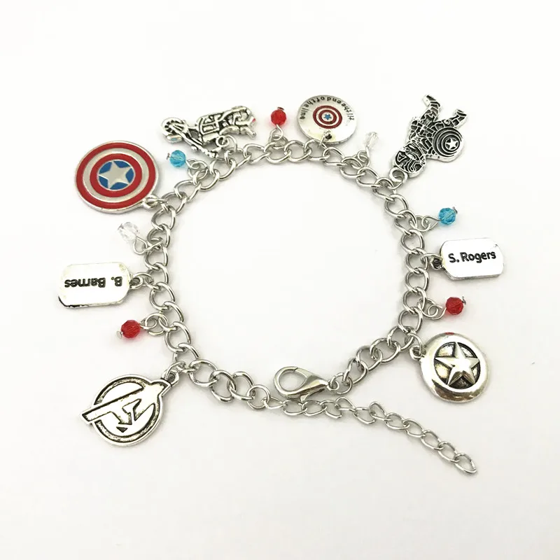 FANTASY UNIVERSE Бесплатная доставка 20 шт много супергероя браслет DKSDKEKD03|charm bracelet|a