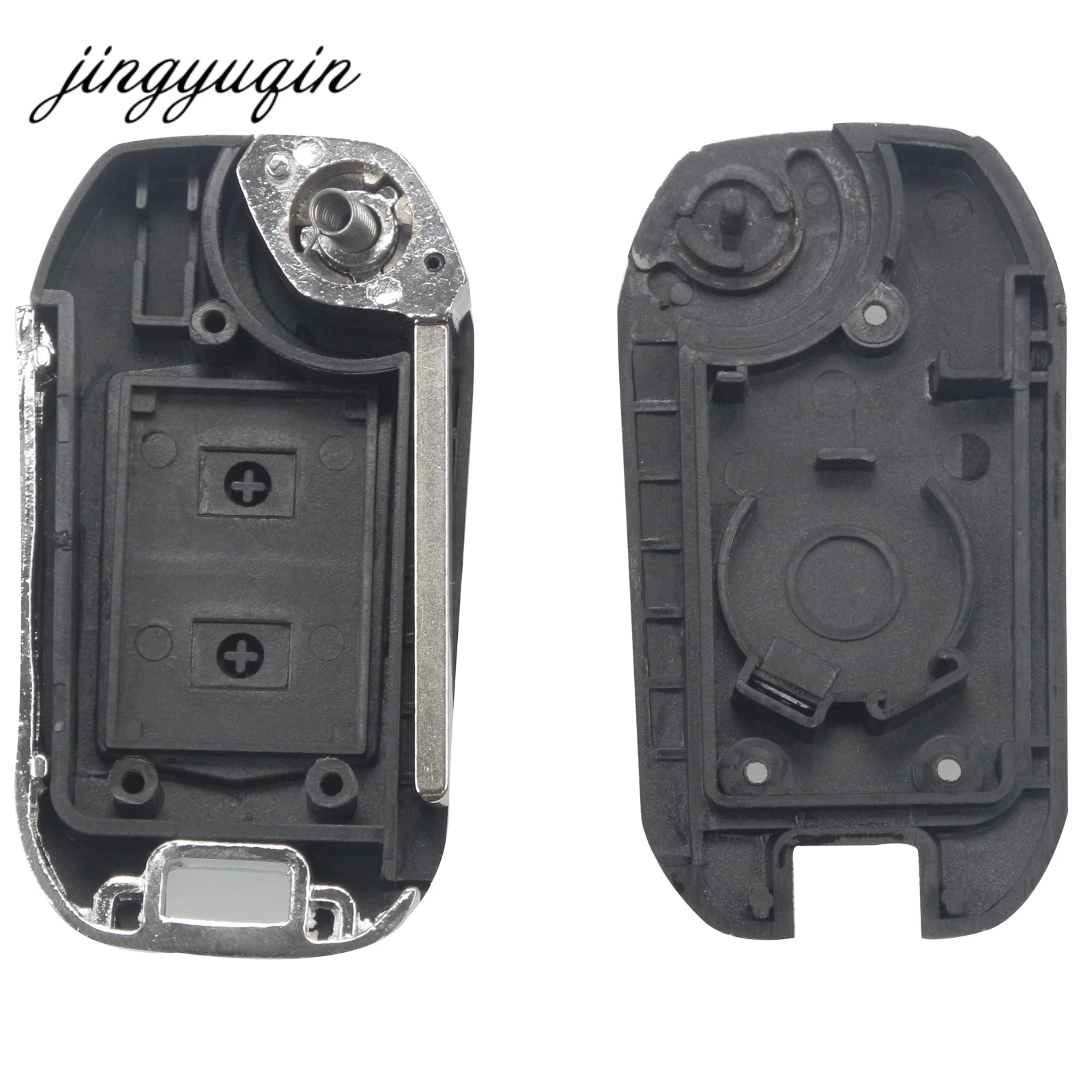 jingyuqin 10pcs/lot Modified Folding Flip Remote car Key Shell 2 Buttons For Vauxhall Opel Corsa Agila Meriva Combo Car Case | Автомобили