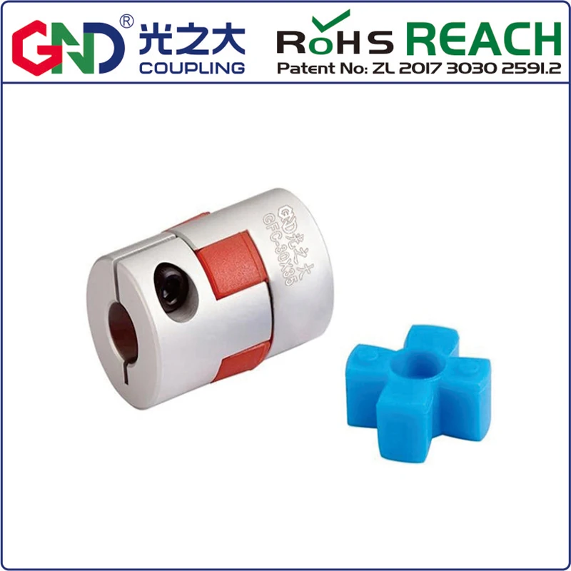 Соединительная муфта GND GFC D14 L22 гибкий зажим с цветком сливы из алюминия