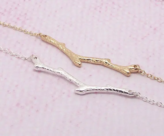 Simple Tree Branch Bracelet Nature Woodland Olive Bar Twig Botanical Garden Plant Limb Bracelets jewelry | Украшения и аксессуары