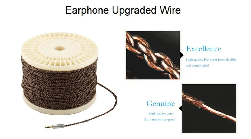 4 Core наушники обновления кабель 1,0 м 1,2 м 150 м DIY Hi-Fi стерео аудио кабель Сменный кабель для наушников аудио усилитель сигнала