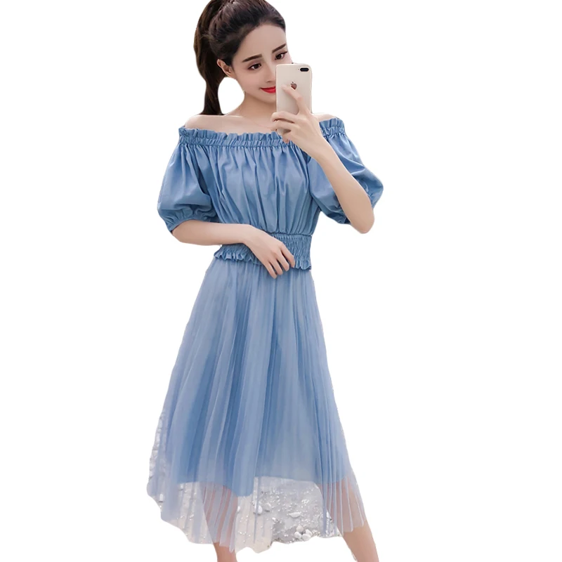 Элегантные комплекты из двух предметов Vestidos 2018 новые летние сексуальные топы с