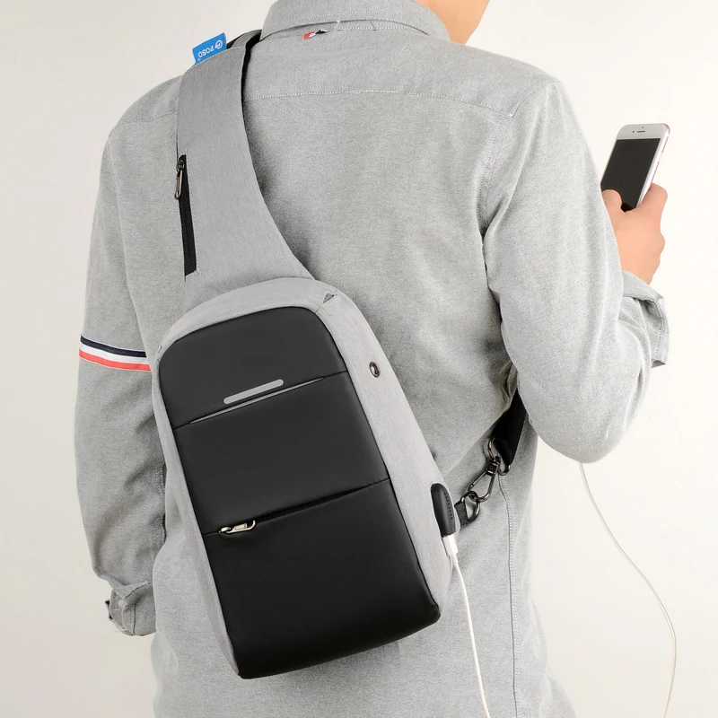 Многофункциональный Crossbody сумки Для мужчин груди пакет короткой поездки