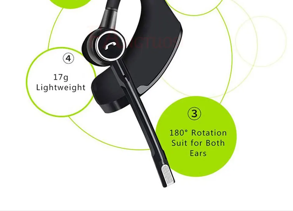 FANGTUOSI бизнес Bluetooth гарнитура автомобильный Bluetooth наушник Hands Free с микрофоном ушной крючок Bluetooth беспроводные наушники для iPhone