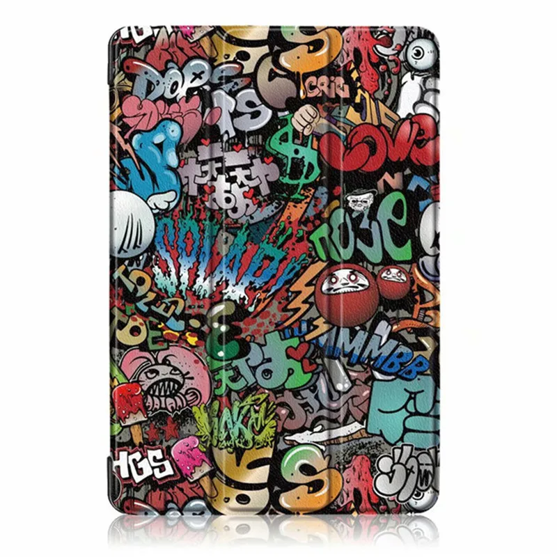 Ультратонкий окрашенный защитный чехол для huawei MediaPad M5 Lite 10,1 BAH2-L09/W19 DL-AL09 планшет Магнитный чехол из искусственной кожи
