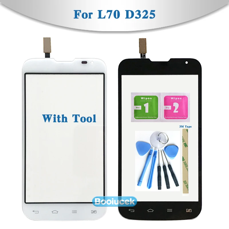 Сенсорный экран с дигитайзером для LG L70 D320 и D325 4 5 дюйма внешнее стекло панель