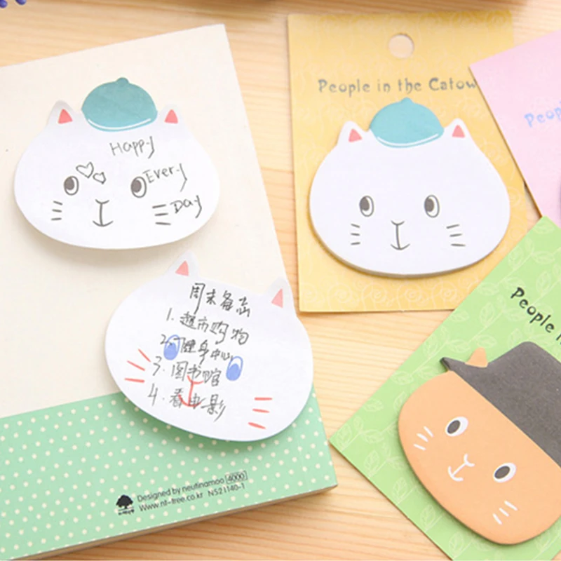 CXZY kitti Черный Кот Страница флаги розовые Липкие заметки kawaii индексные вкладки