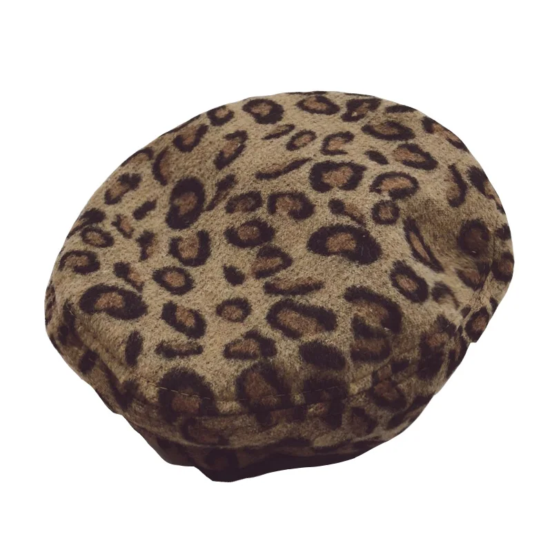 Children's beret female England sun hat fashion 2018 autumn and winter leopard boys girls painter | Детская одежда и обувь