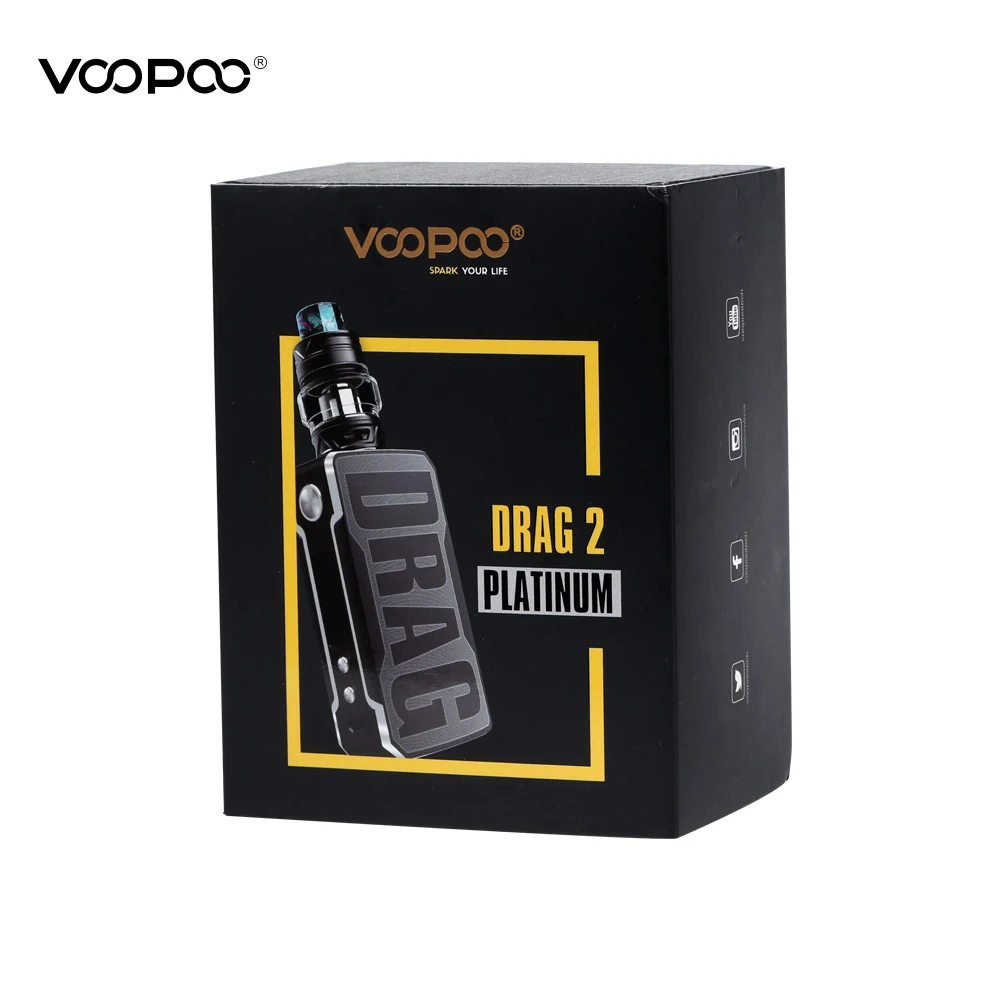 VOOPOO DRAG 2 комплект из платины 5 мл Uforce T2 Танк Uforce U2 N3 177 Вт Макс выход Электронная сигарета против Voopoo Drag 2 комплект смолы