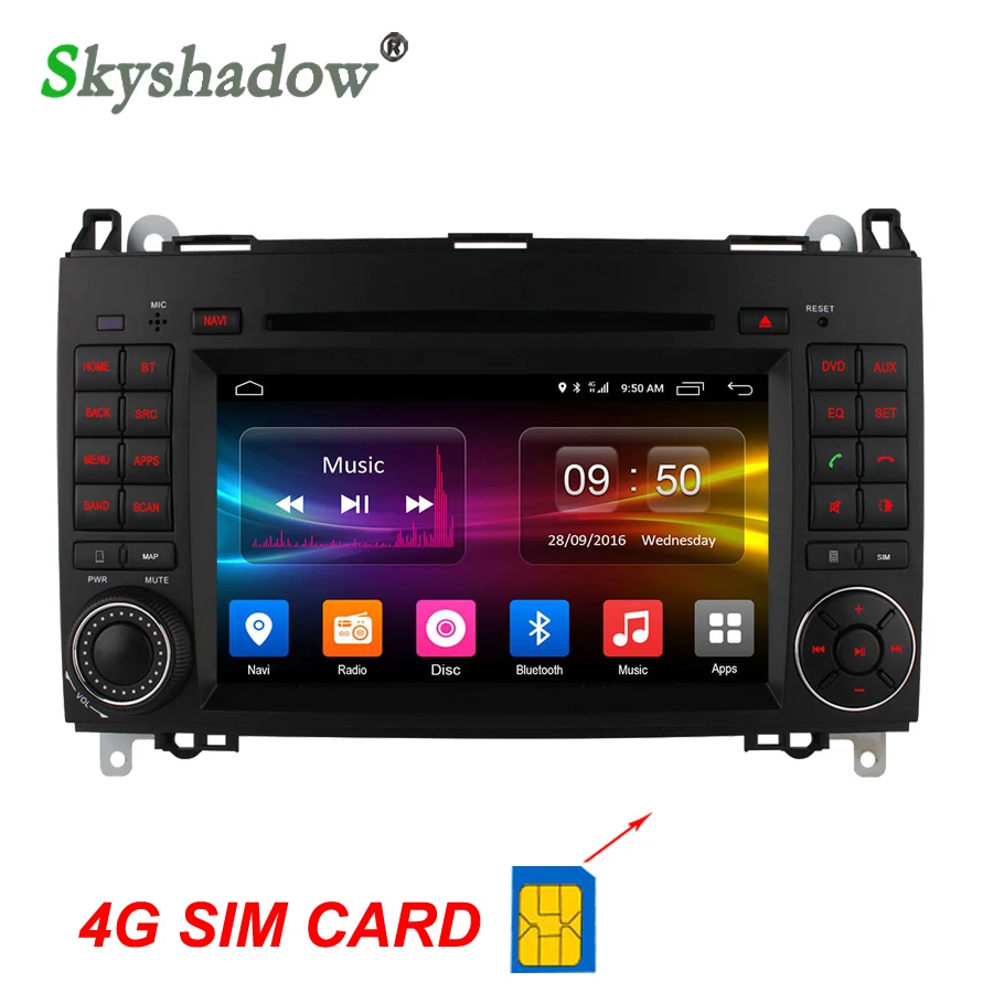 Ownice c500 8 Core 32 ГБ ROM 2 RAM 4 Г SIM Android 6.0 Автомобиль DVD GPS радио блютуз Для Benz Sprinter B200 B150 B170