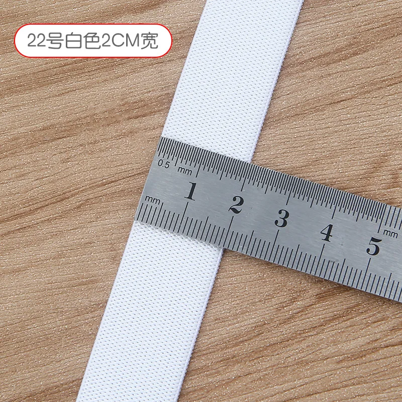 5 м цветные эластичные ленты 20 мм плоская швейная резинка для нижнего белья брюк