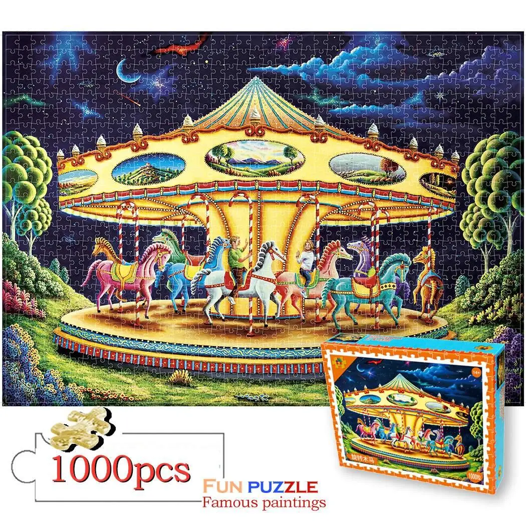 Головоломка adulte 1000 шт. головоломка пейзаж домашний декор для детей развивающие
