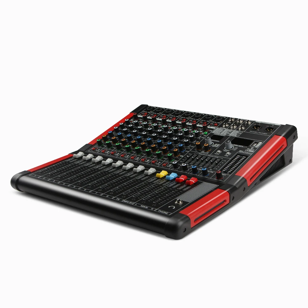 XTUGA KS 8 ми канальный аудио микшер звуковая карта с цифровым дисплеем MP3