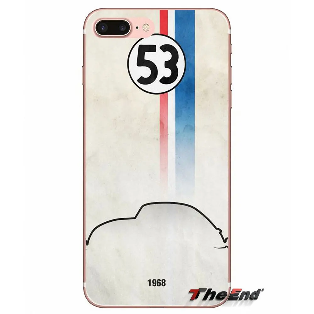 Для Xiaomi Mi6 Mi 6 A1 Max Mix 2 5X 6X Redmi Note 5 5A 4X 4A A4 4 3 Plus Pro Herbie 53 VW bug beetle аксессуары чехол для