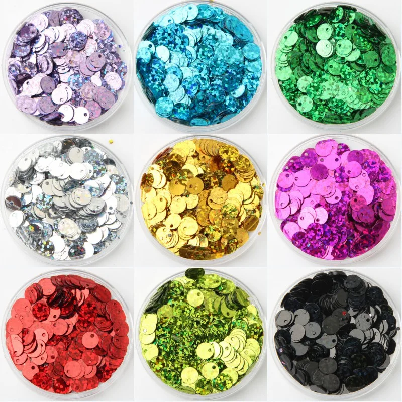 ISequins 600 шт 6 мм лазерной блесток Lentejuelas Para Manualidades DIY швейная фурнитура ПВХ блестка