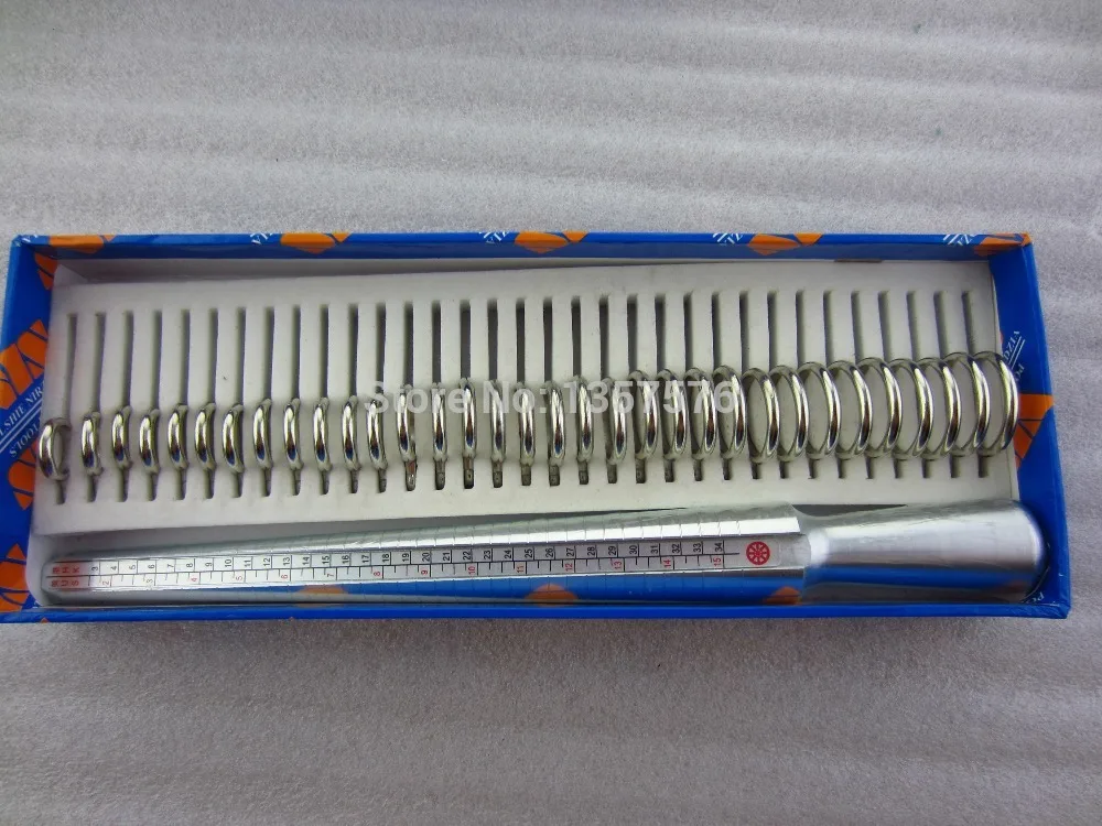 

Ring Gauge Caliper Ring Size Checker Ring Size Scale Metal Finger Sizer Tool Ring Measuring Stick Ruler