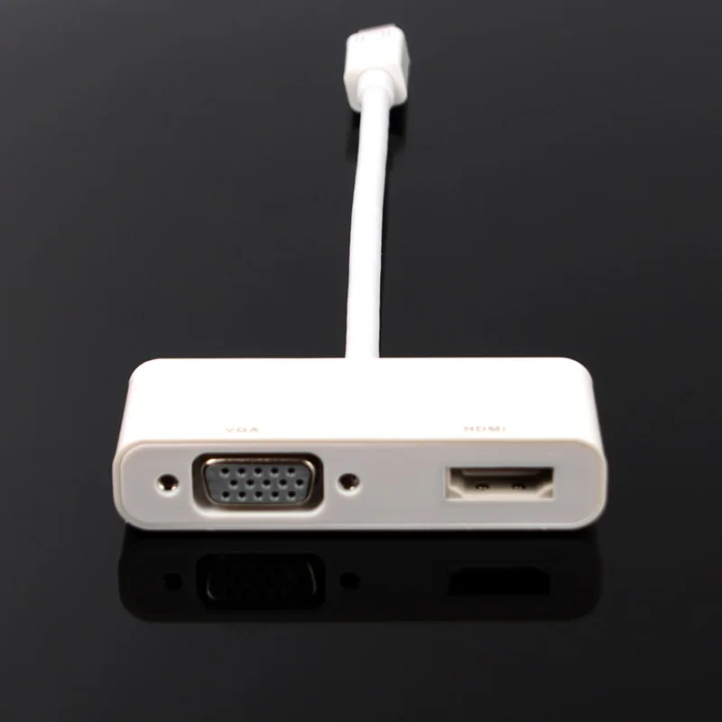 Новый мини-Дисплей Порт DP к HDMI VGA адаптер кабель для Apple MacBook Air #68953 | Электроника