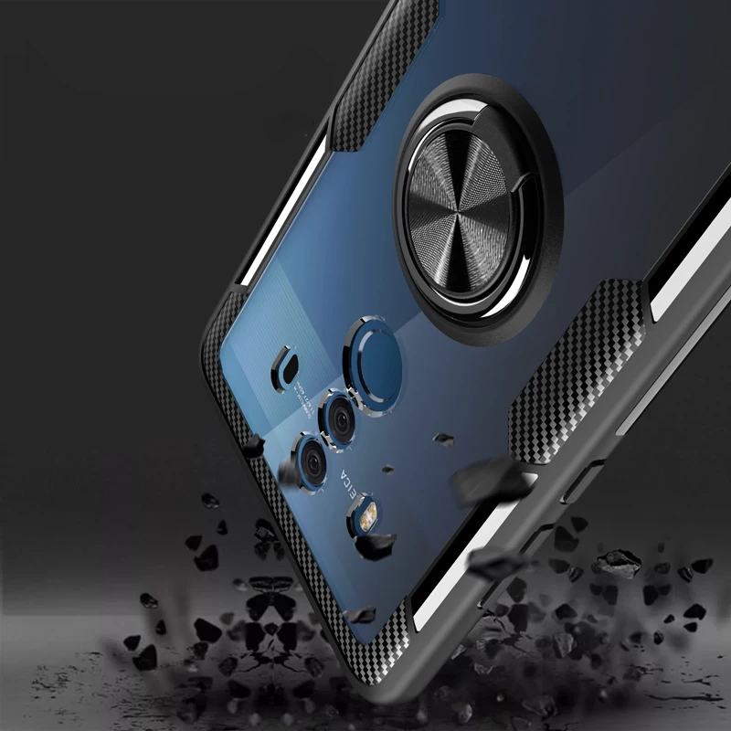 Для Huawei Mate 10 Pro Чехол Mate10 Анти-осенняя прозрачная Противоударная с держателем