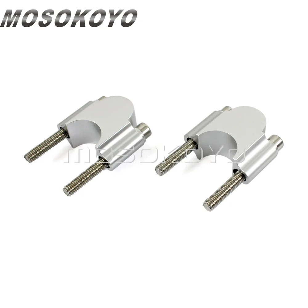 Мотоцикл CNC алюминиевый 7/8 &quotили 1 1/8&quot Руль Riser Kit 30 мм Rise 28 22 зажим Крепление для