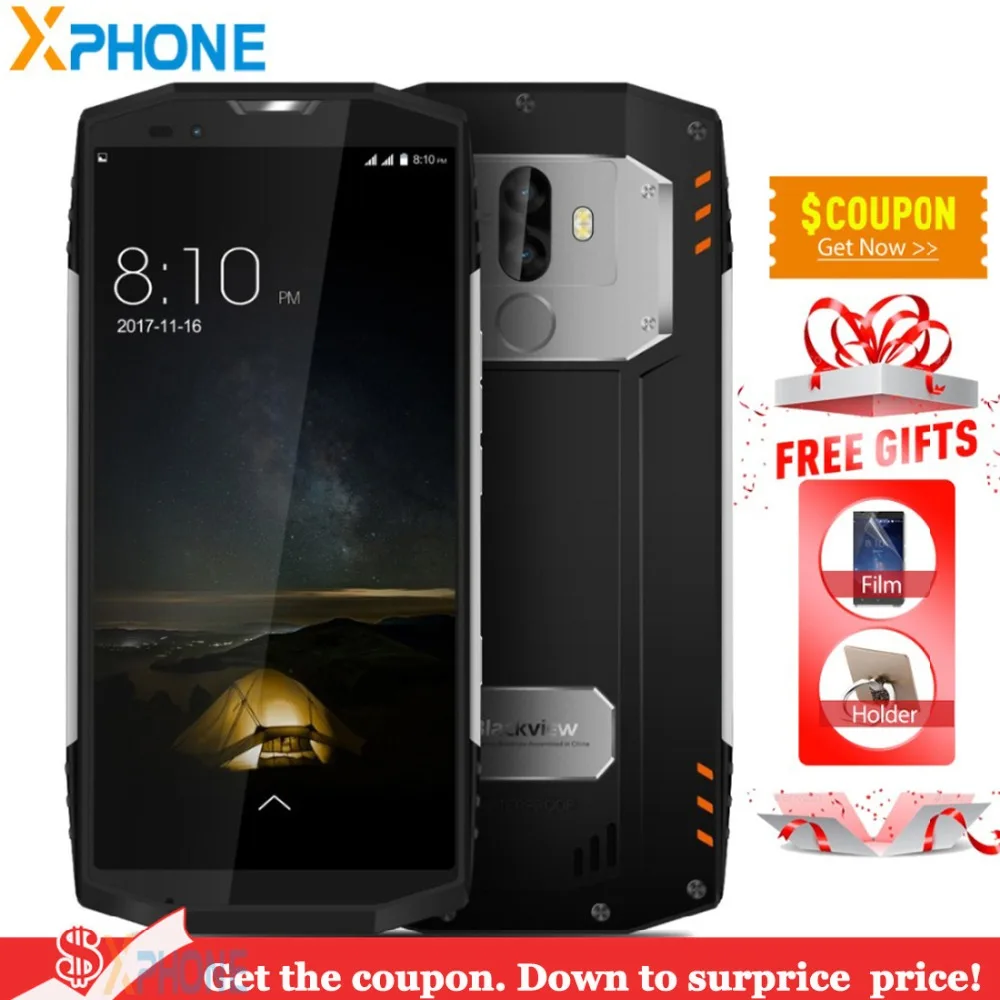 Blackview BV9000 смартфон с 5 7 дюймовым дисплеем восьмиядерным процессором NFC OTG ОЗУ 4 Гб