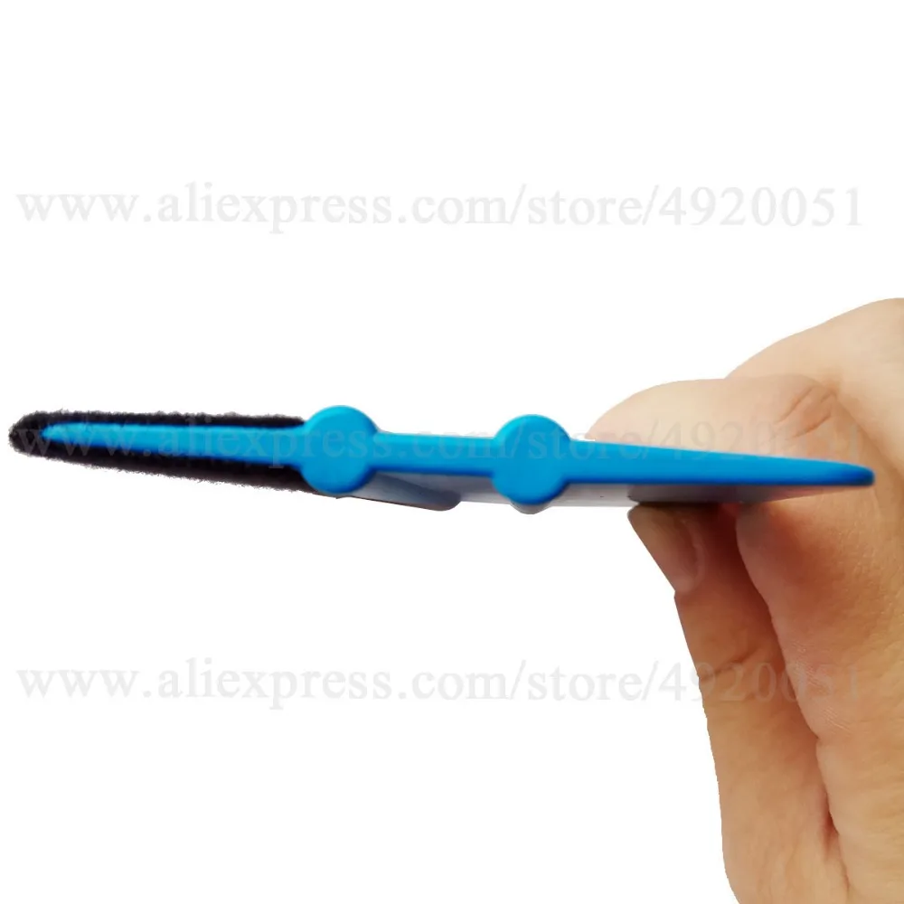 4 шт. прямоугольная прочная ручная синяя виниловой оберточной пленки наклейка