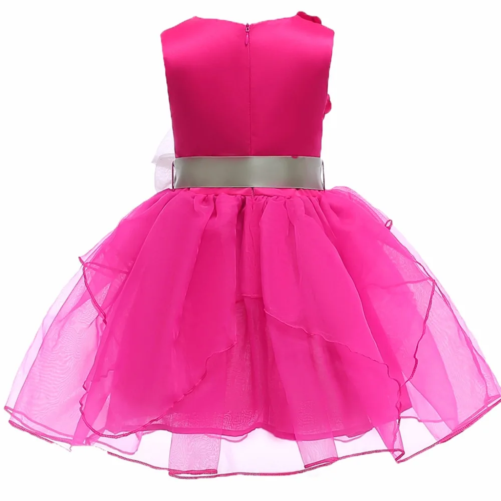 4 6 8 10 Years Princess Girls Wedding Flower Party Dress Children Kids Pageant Formal Bow Prom Baby Girl Birthday Dresses | Детская
