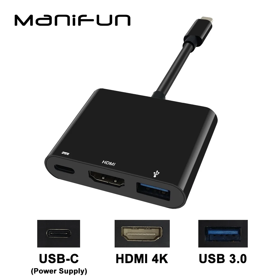 Тип usb C hdmi кабель адаптер с разрешением 4 K Ultra HD USB на HDMI для MacBook samsung Galaxy S8 huawei