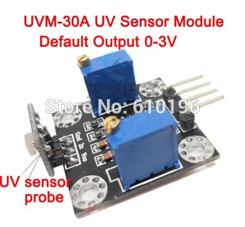 5 шт./лот UVM-30A модуль ультрафиолетового датчика с линейным выходом