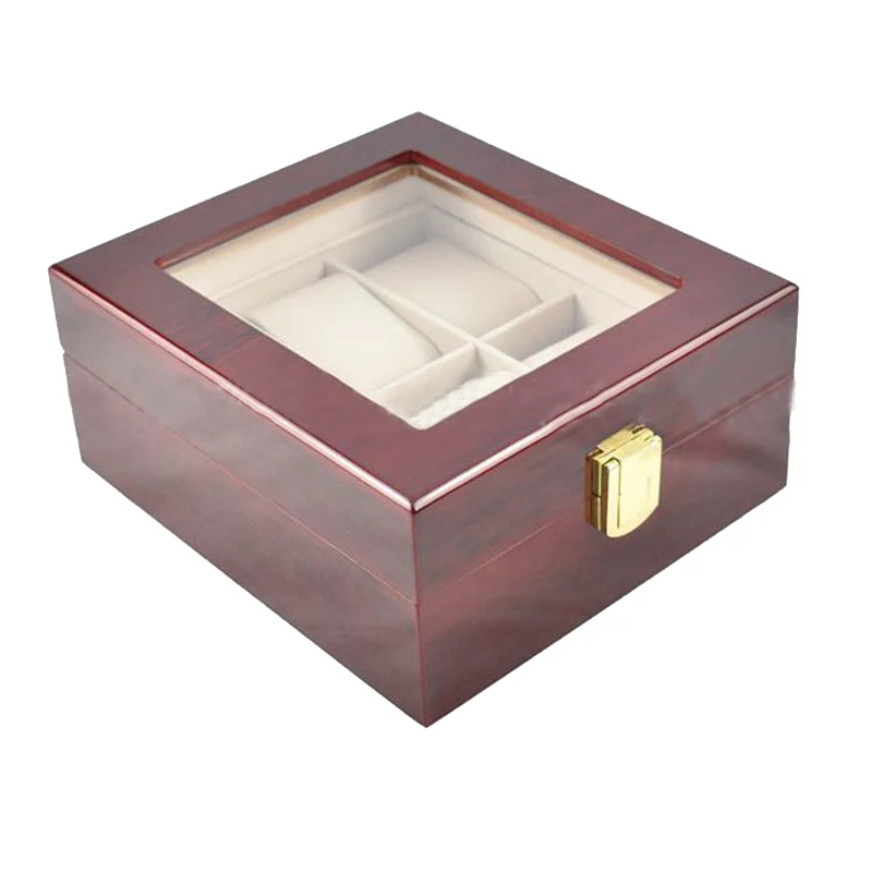 6 Grids Handmade Wood Watch Box Clock Case Time for Holding | Аксессуары для наручных часов