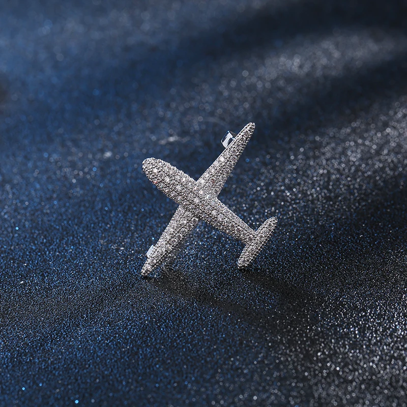 Женская Брошь в виде самолета GAOLA Классическая с кубическим цирконием украшение