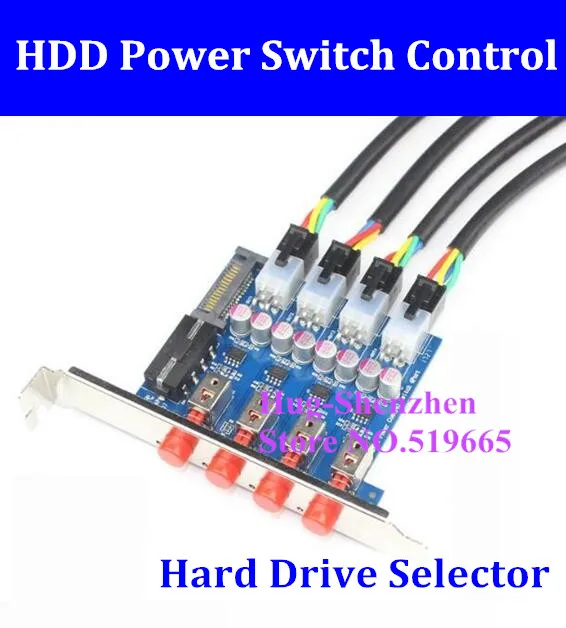 

Hard Drive selector sata drive switcher HDD Power Switch Control For Desktop PC computer CD-ROM Slot Space IDE 4PIN SATA 15PIN