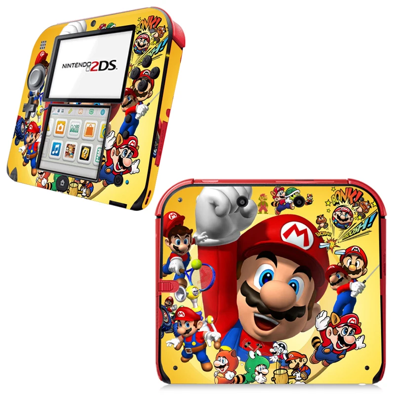 Для Super Mario виниловая наклейка на кожу наклейка для 2DS Скины Наклейка s для nintendo 2DS виниловая Защитная Наклейка