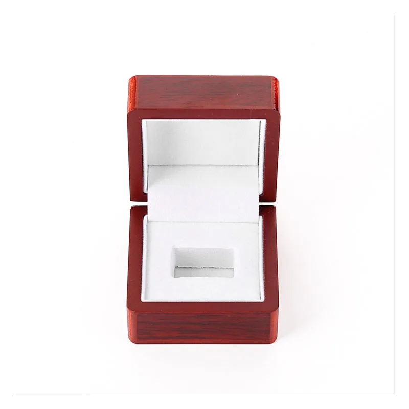 

Spot High quality one position wooden display box for ring