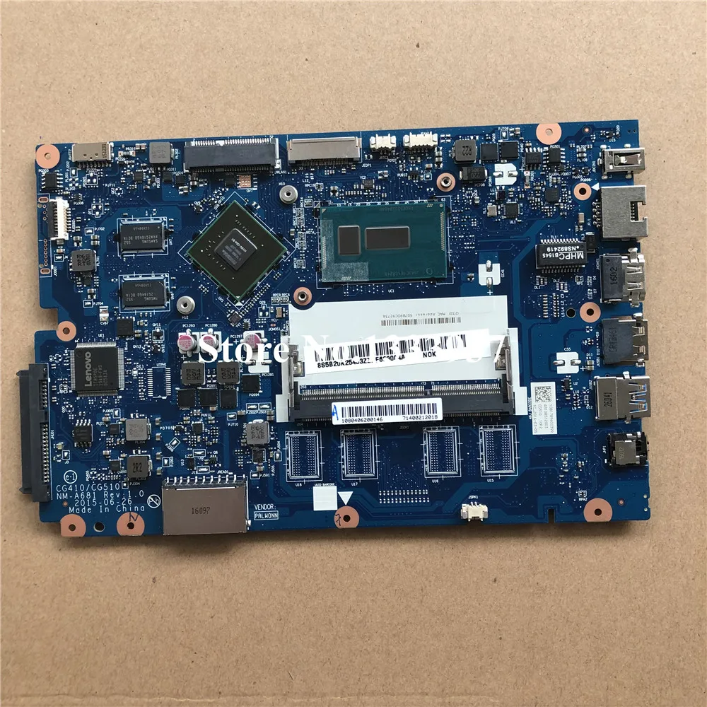 

5B20K25403 For Lenovo idpad 100-15IBD Mainboard CG410/CG510 NM-A681 3205U GT920M Laptop motherboard