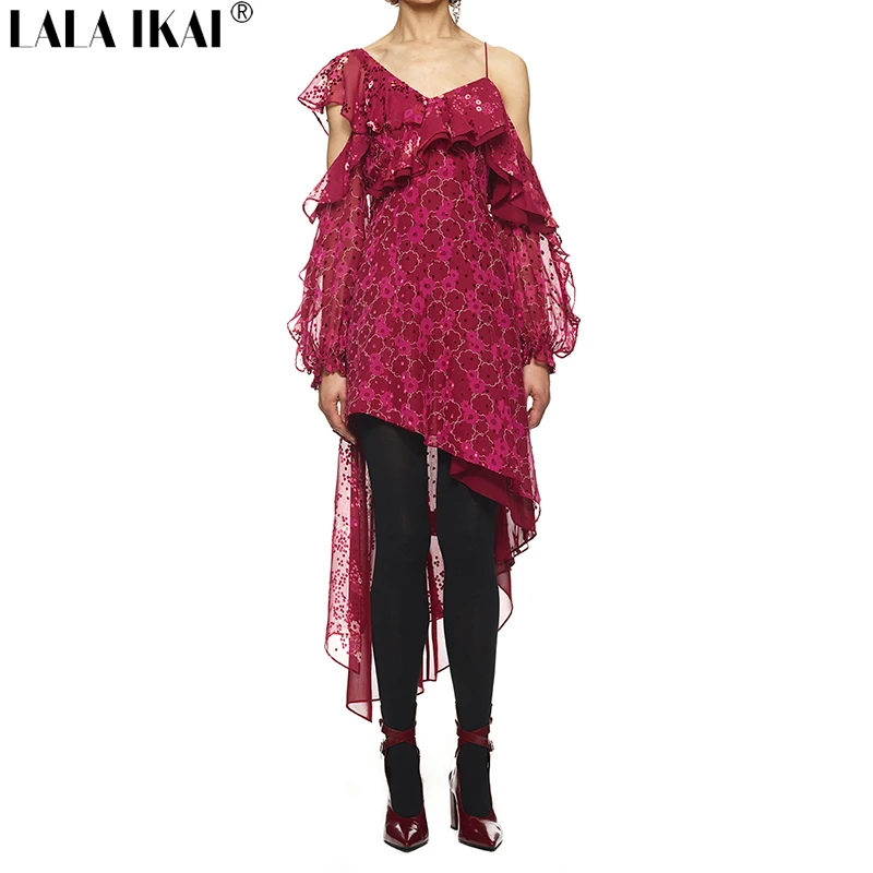 Boho Летнее женское платье шифон миди с открытыми плечами платья 2017 короткое