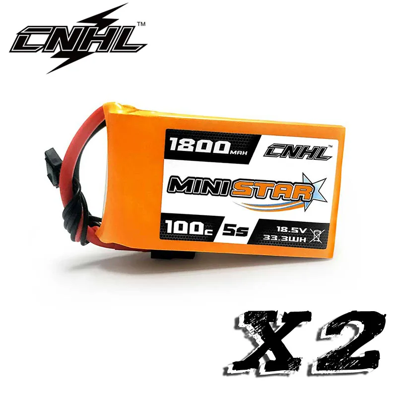 2 шт. CNHL MiniStar 1800 мАч 5S 18 5 в 100C литий-полимерный аккумулятор | Игрушки и хобби
