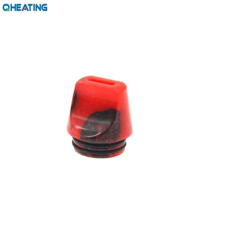 Qheating 1 шт./лот новый полимерный дрип тип плоский 810 с 2 силиконовыми кольцами для