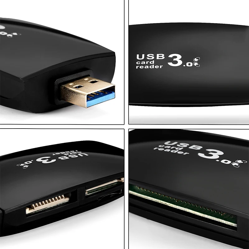 Rocketek usb 3 0 Мульти устройство для чтения карт памяти адаптер кардридер micro SD/TF CF MS