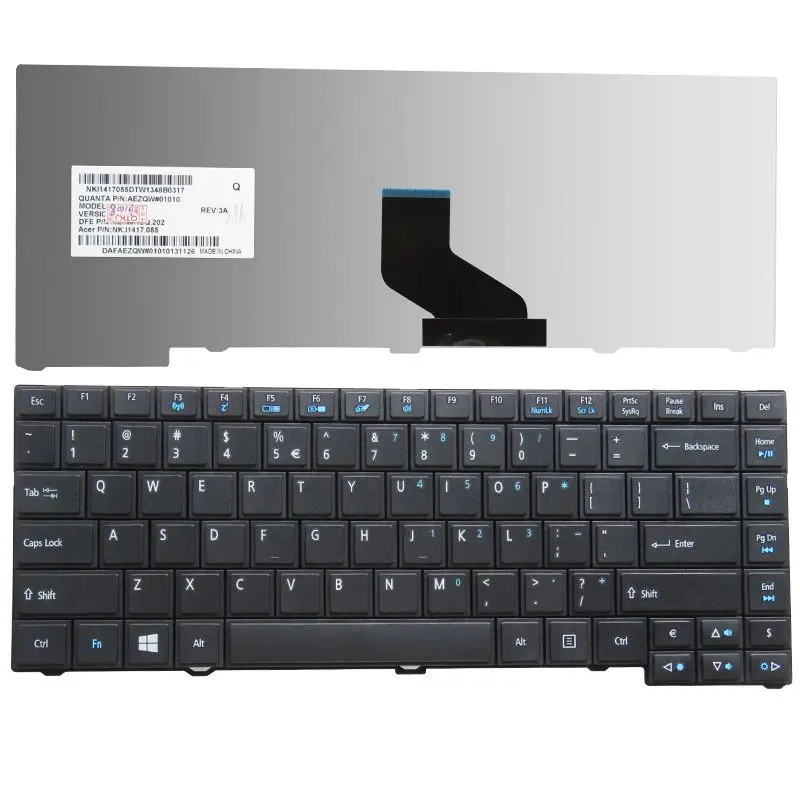Клавиатура GZEELE US для ACER TravelMate TM 4750 TM4750 TM4745 4755 TM4740TM 4741 P243 черная клавиатура