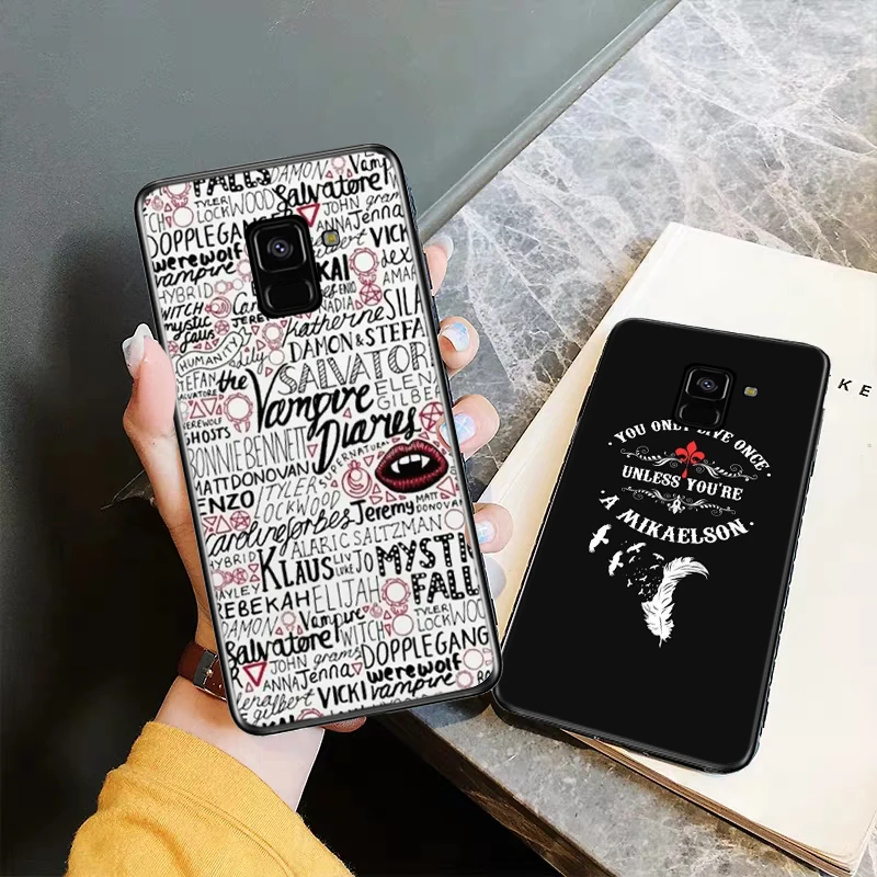 Yimaoc он вампира Дневники горячий мягкий чехол для samsung Galaxy A3 A5 A6 A7 A8 A9 Plus Note 8 9 A10 A30 A40