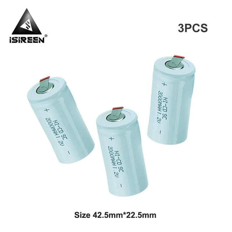 Аккумуляторные батареи 1 2 V 2000mAh SC Ni-CD DIY аккумуляторные блоки Subc Ni аккумулятор CD