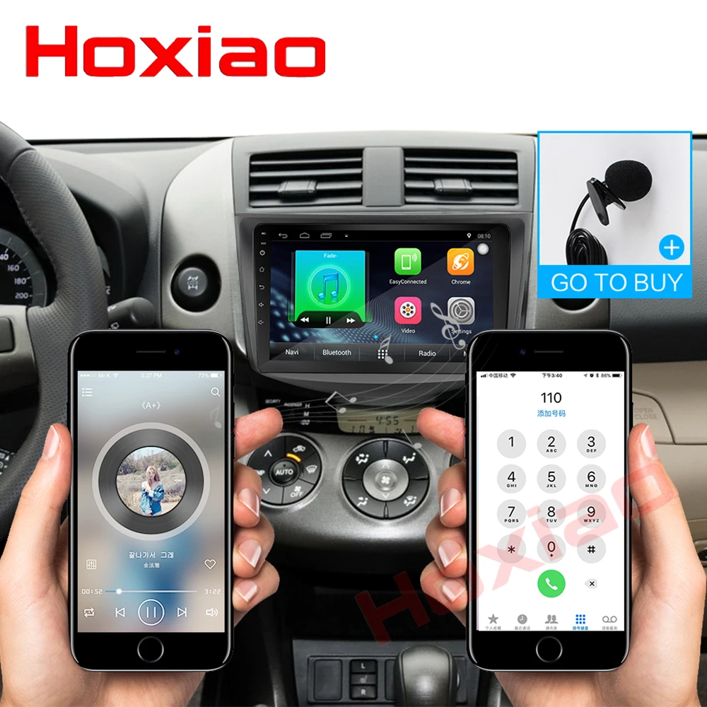 Автомобильный Android dvd плеер для Toyota Rav 4 RAV4 2008 2012 8 дюймов gps навигация WIFI Can Bus BT RDS 2 din