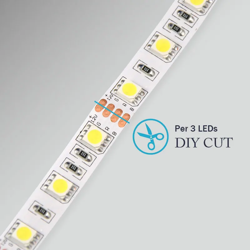 SMD5050 50 светодиодный светильник естественный белый теплый варианты кухонный