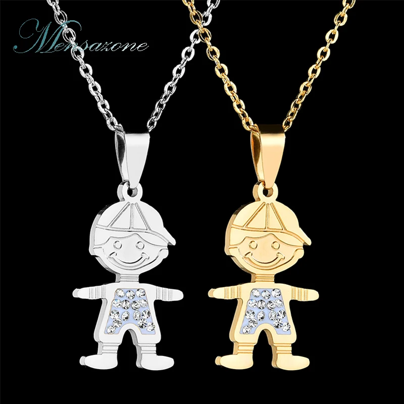 Ожерелье с подвеской для мальчика кулоном и фианитом ААА|boys necklace|birthday giftchildren birthday