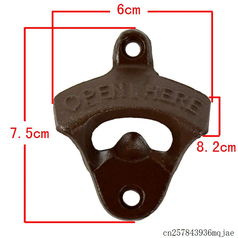 100 шт. подвесные открывалки с крючком настенная открывалка для пивных бутылок