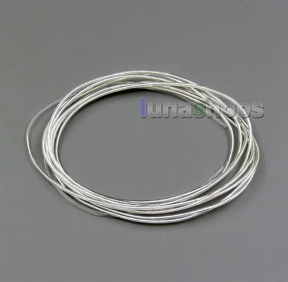 LN006223 10 м 7*0,1 мм чистое серебро+ золото+ палладий наушники из сплава DIY пользовательский кабель(не Telf) диаметр OD: 1,2 мм