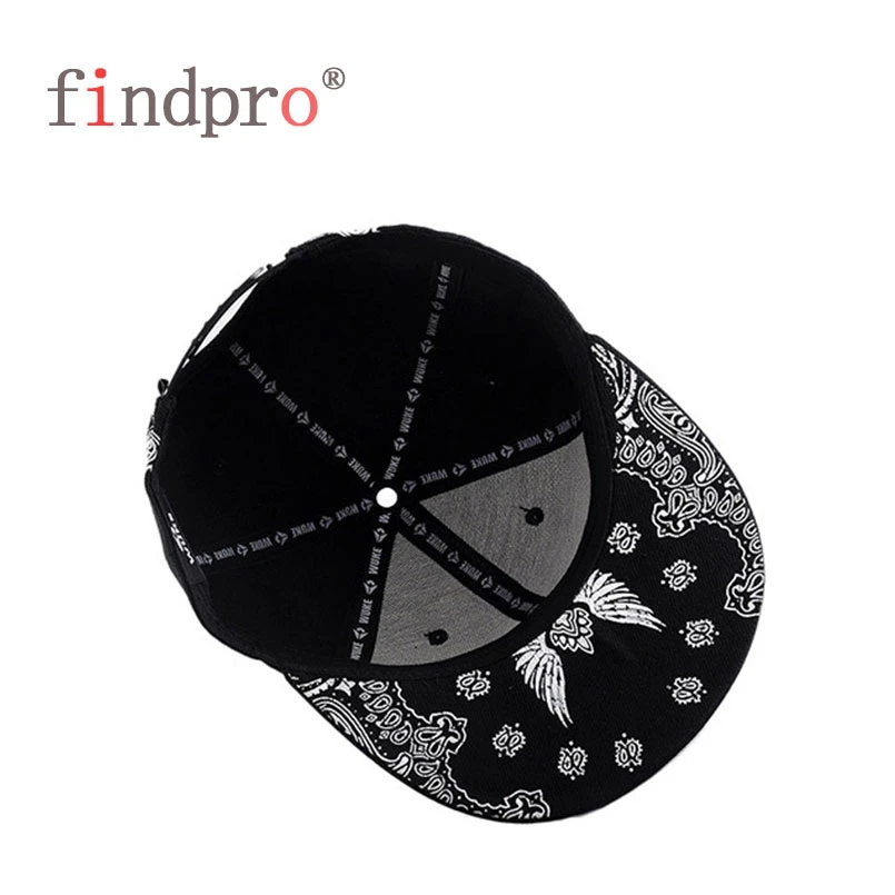 Findpro новый бренд уличные танцевальные крутые хип-хоп кепки вышивка белый крест